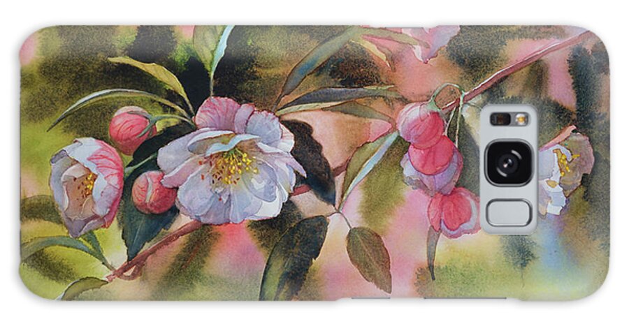 Apple Blossoms Galaxy Case featuring the painting Apple Blossoms by Svetlana Orinko