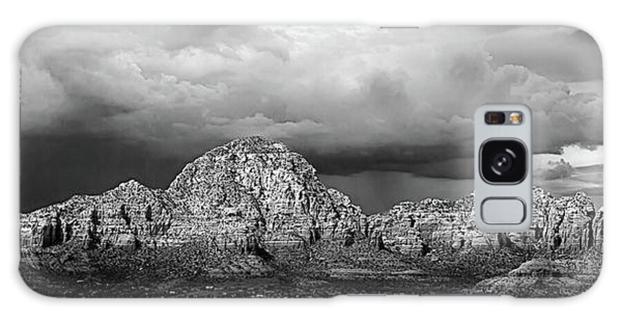 Black And White Galaxy Case featuring the photograph Approaching Storm 1301BW by Kenneth Johnson