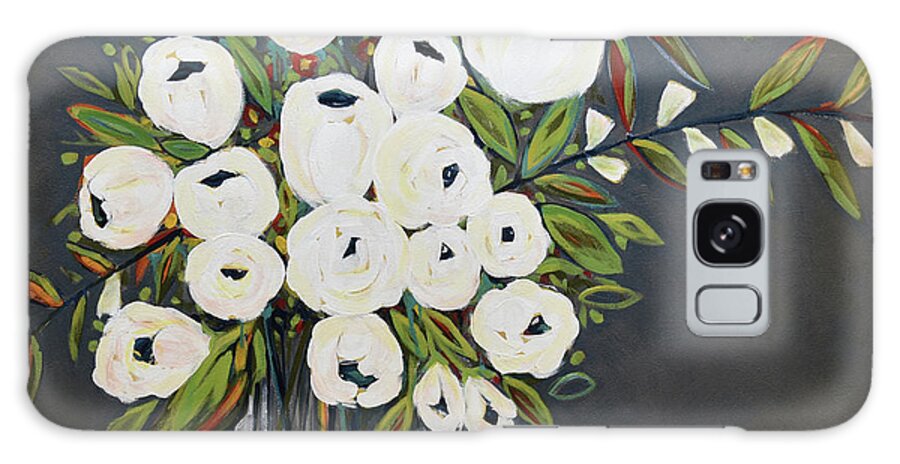 Floral Galaxy Case featuring the painting April Showers by Pam Talley
