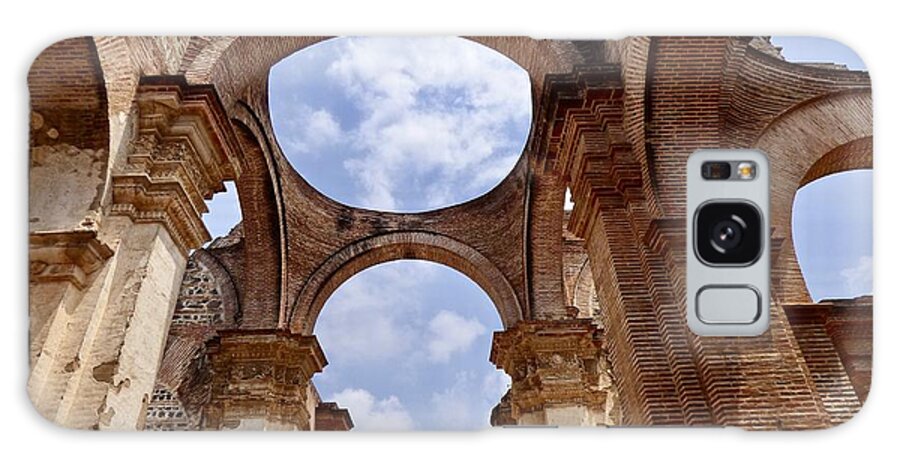 Guatemala Galaxy Case featuring the photograph Arches outside St. Joseph's Cathedral by Amelia Racca