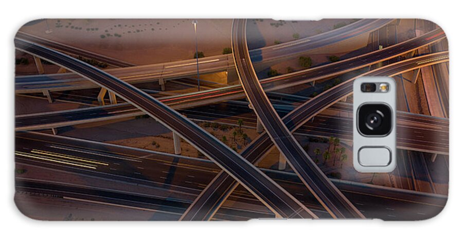 Sun Galaxy Case featuring the photograph Arizona Highway Exchange by Anthony Giammarino