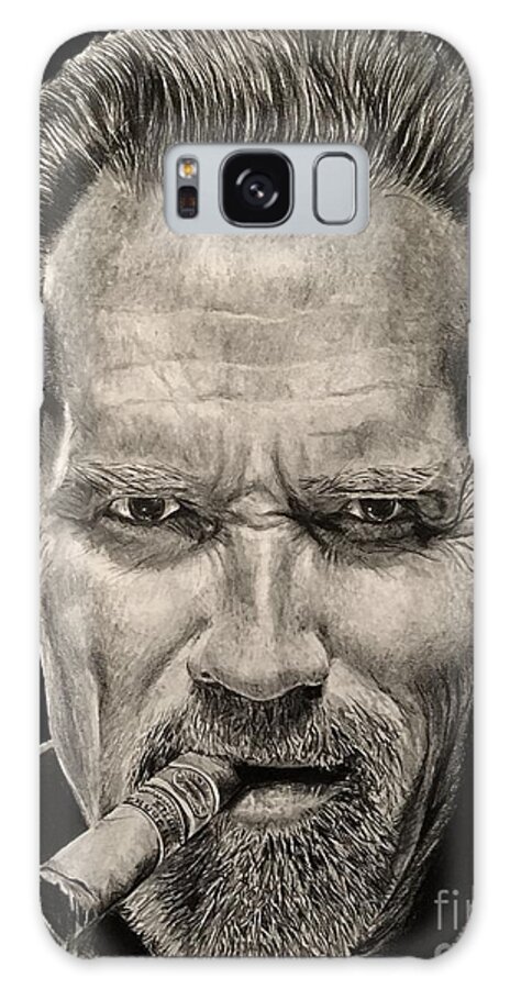 Arnold Galaxy Case featuring the drawing Arnold by Joshua Navarra