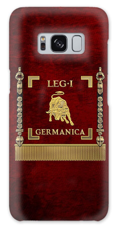 ‘rome’ Collection By Serge Averbukh Galaxy Case featuring the photograph Standard of the 1st Germanic Legion - Vexillum of Legio I Germanica by Serge Averbukh