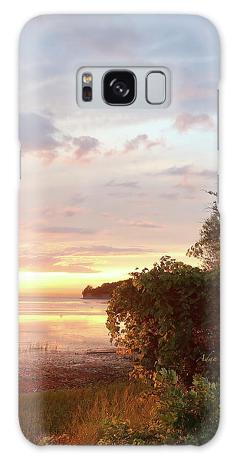 Island Line Trail Galaxy Case featuring the photograph Island Line Trail Sunset via Colchester Vertical by Felipe Adan Lerma