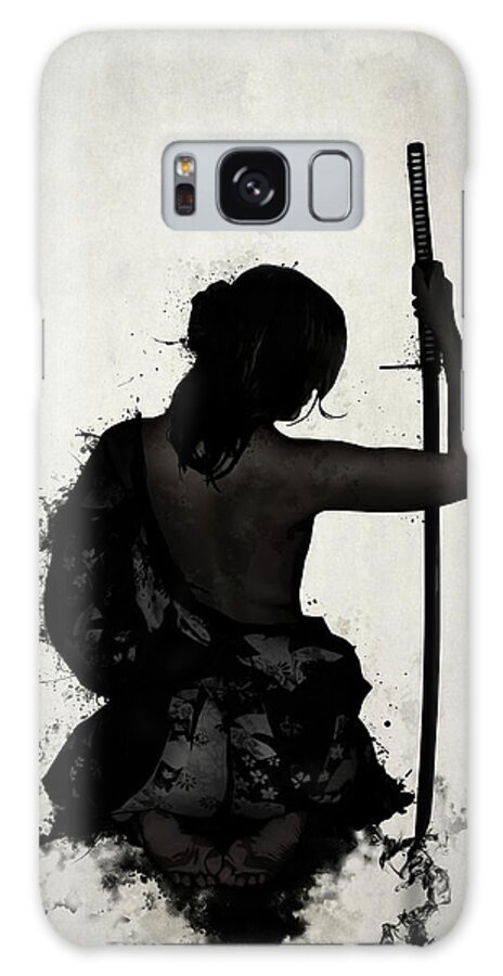 Female Galaxy Case featuring the digital art Female Samurai - Onna Bugeisha by Nicklas Gustafsson
