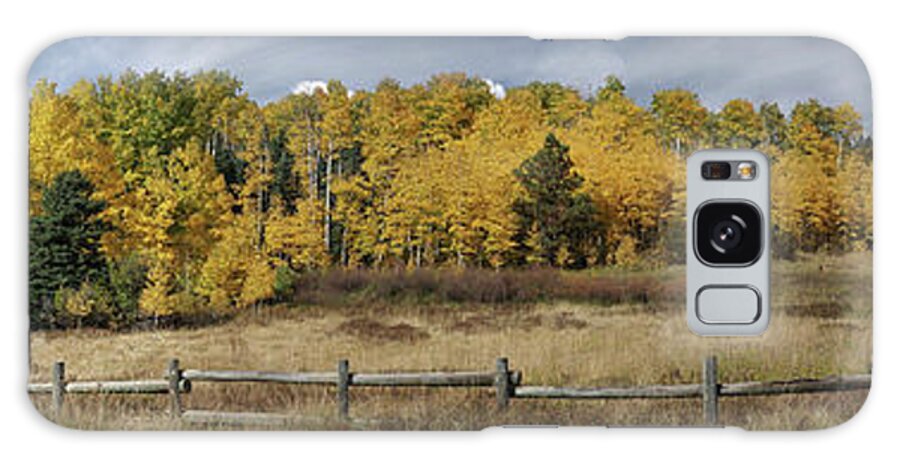 Aspen Galaxy Case featuring the photograph Aspen in the fall by Mark Langford