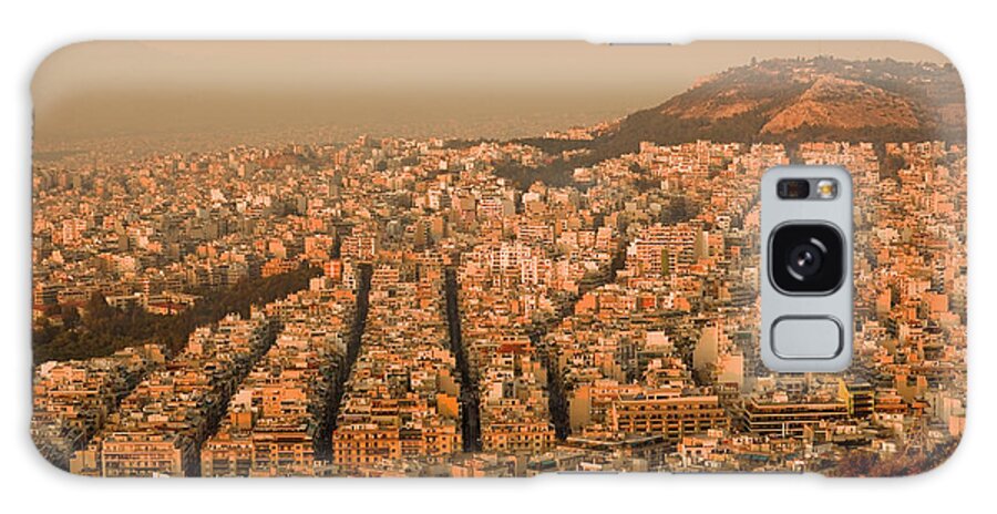 Tranquility Galaxy Case featuring the photograph Athens At Sunset by Property Of Olga Ressem.