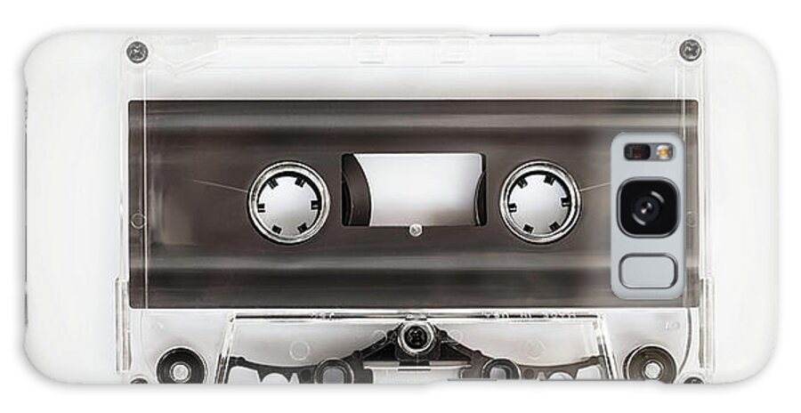 Cassette Galaxy Case featuring the photograph Audio cassette by Delphimages Photo Creations