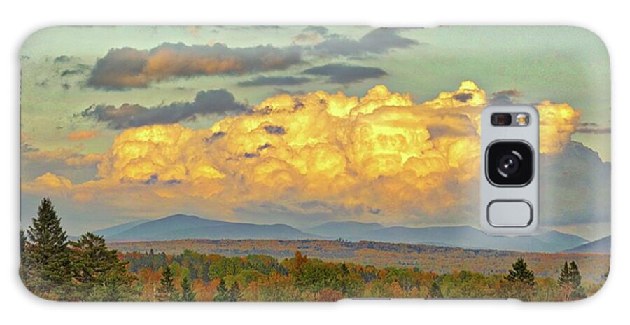 Maine Galaxy Case featuring the photograph Autumn Clouds Over Maine by Russel Considine