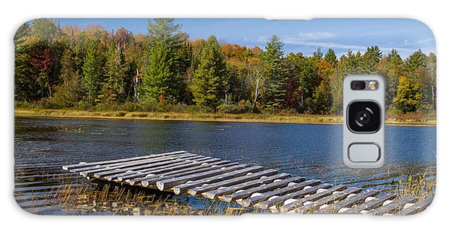 Landscape Galaxy Case featuring the photograph Autumn Dock by Kevin Craft