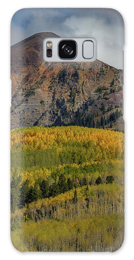 Autumn Mountain Near Crested Butte Galaxy Case featuring the photograph Autumn Mountain Near Crested Butte by Bill Sherrell