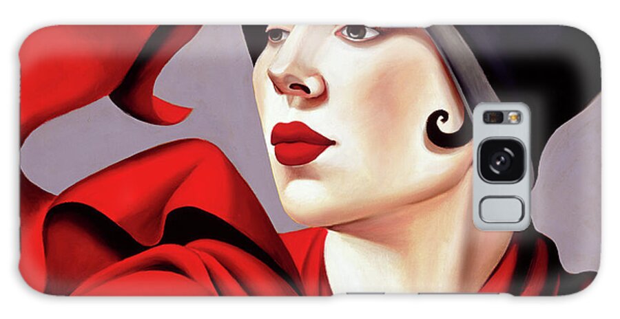 30s Galaxy Case featuring the painting Autumn Zephyr by Catherine Abel