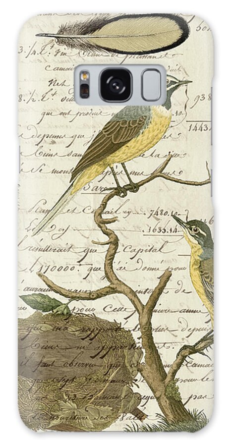 Animals Galaxy Case featuring the painting Avian Journal II by Vision Studio