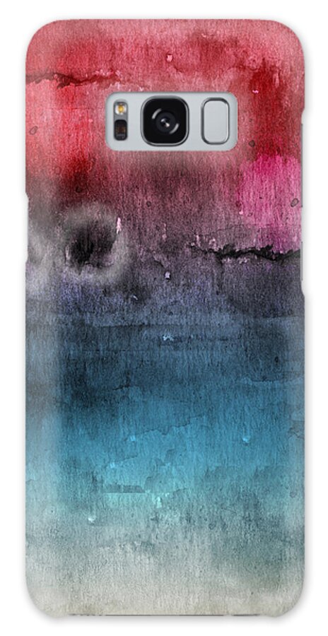 Abstract Galaxy Case featuring the painting Awakened 4- Abstract Art by Linda Woods by Linda Woods