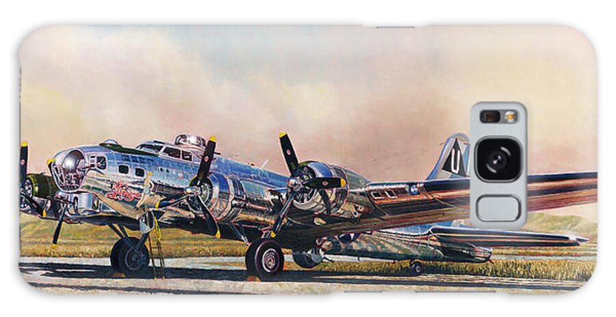 Aviation Galaxy S8 Case featuring the painting B-17G Sentimental Journey by Douglas Castleman