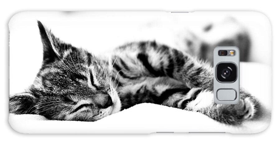 Pets Galaxy Case featuring the photograph Baby Cat - Infrared by Peter Gorges