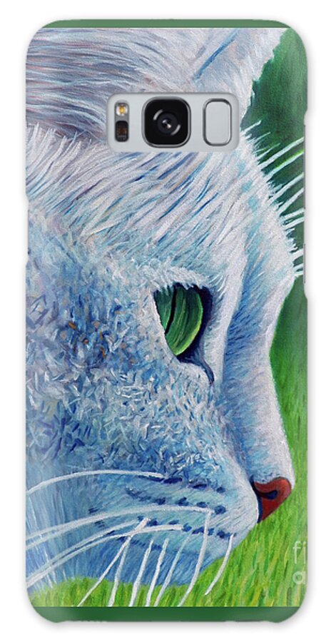 Cat Galaxy Case featuring the painting Back In The Day by Brian Commerford