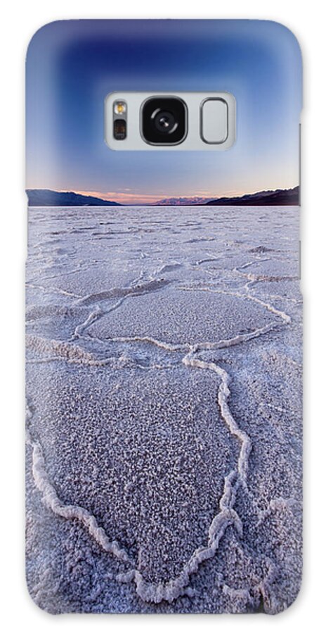California Galaxy Case featuring the photograph Badwater Basin At Sunset by By Sathish Jothikumar