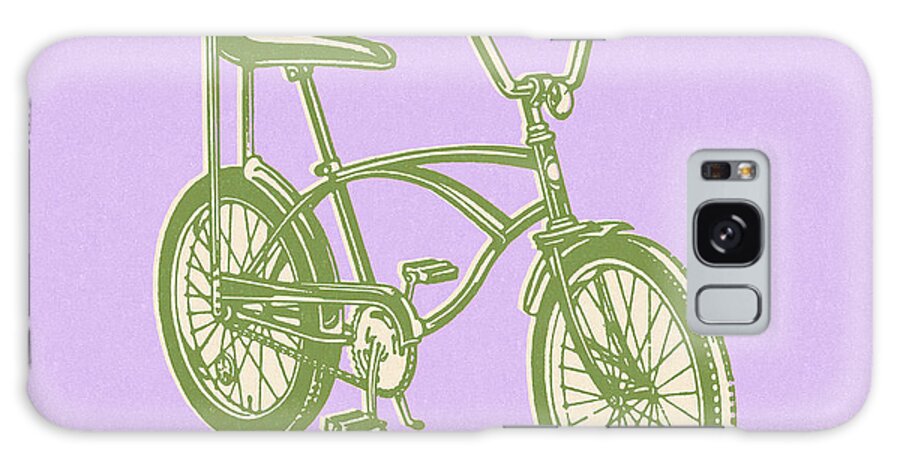 Activity Galaxy Case featuring the drawing Banana Seat Vintage Bicycle by CSA Images