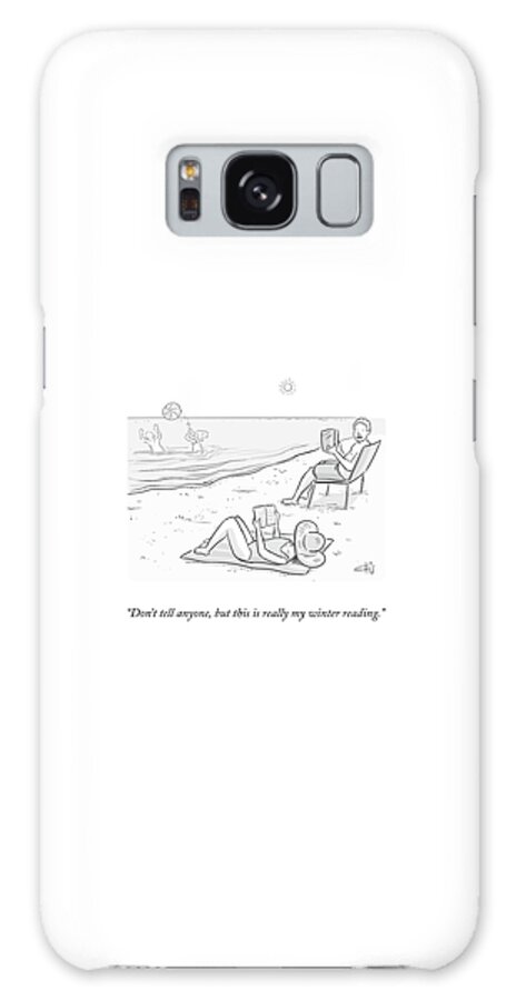 Beach Reading Galaxy S8 Case
