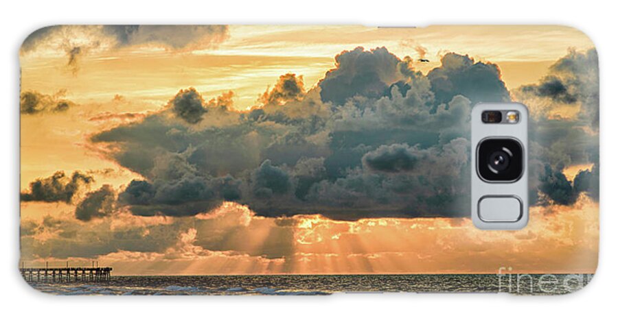 Sunrise Galaxy Case featuring the photograph Beaming through by DJA Images