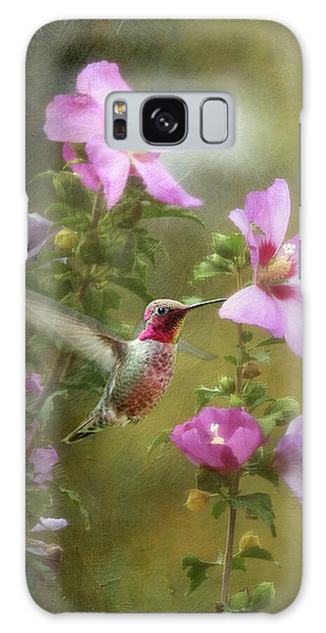 Hummingbird Galaxy Case featuring the photograph Beauty in the Changing of Seasons by Angie Vogel