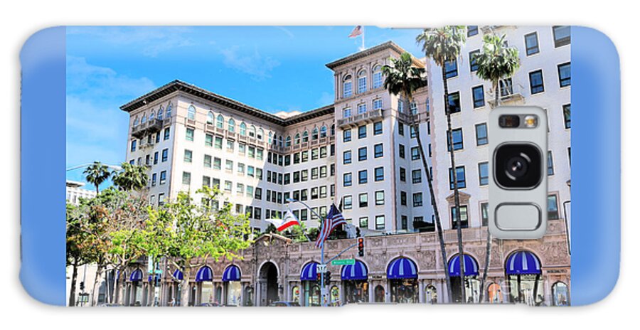 Rodeo Drive Galaxy Case featuring the photograph Beverly Wilshire Hotel Beverly Hills CA by Diann Fisher