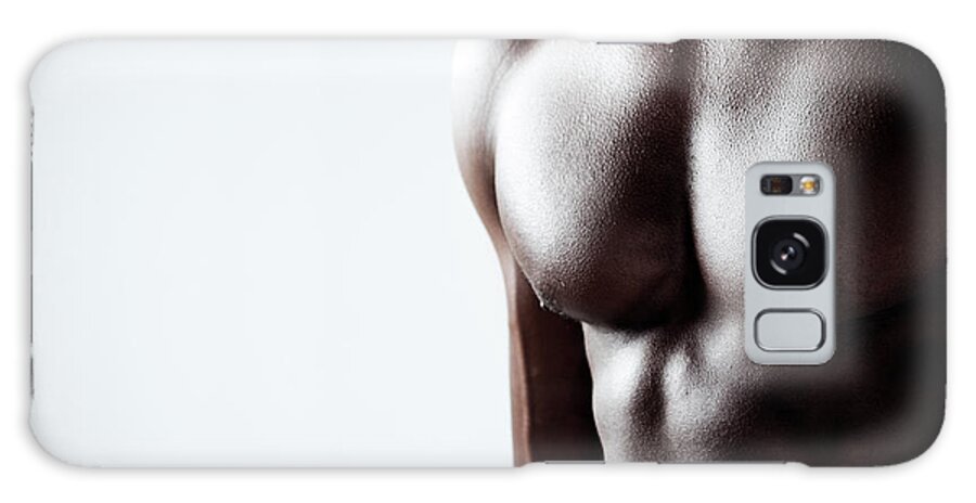 Abdominal Muscle Galaxy Case featuring the photograph Black Power by Goldmund
