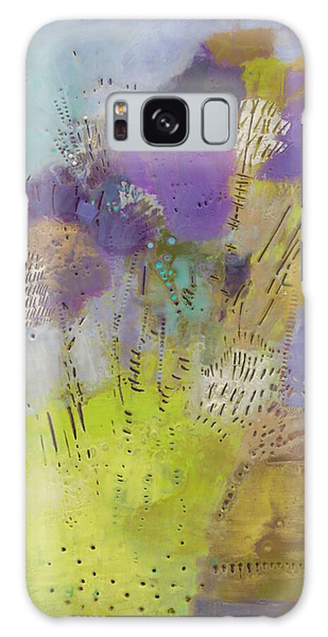 Botanical Galaxy Case featuring the painting Blumen I by Sue Jachimiec