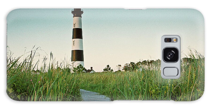 Grass Galaxy Case featuring the photograph Bodie Island Lighthouse by James Jordan Photography