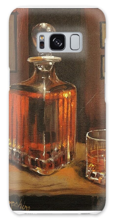 Bourbon Galaxy Case featuring the painting Bourbon Break by Tom Shropshire