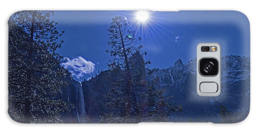 Landscape Galaxy Case featuring the photograph Bridalveil Fall at Yosemite by Amazing Action Photo Video