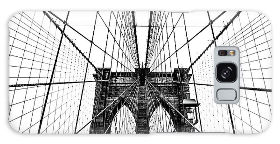 Brooklyn Galaxy Case featuring the photograph Brooklyn Bridge Web by Nicklas Gustafsson