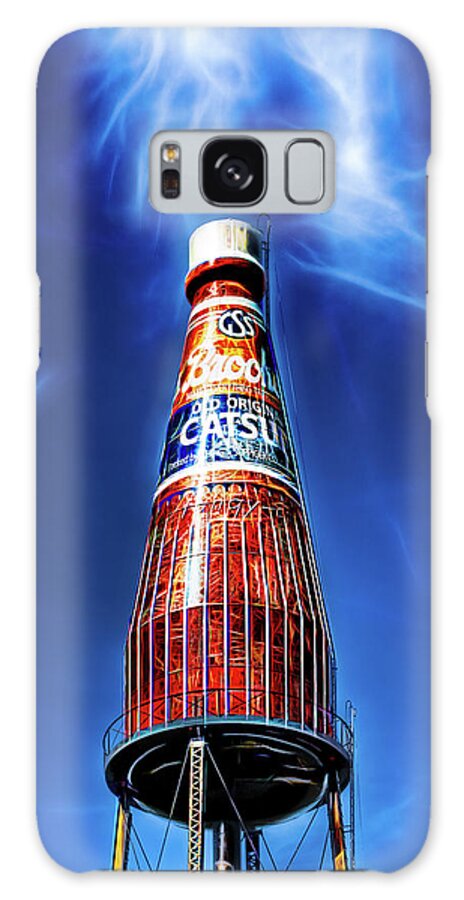 Americana Galaxy Case featuring the photograph Brooks Catsup Bottle Water Tower by Robert FERD Frank