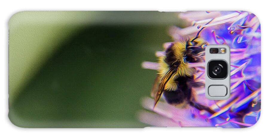 Bee Galaxy S8 Case featuring the photograph Busy bee by Stuart Manning