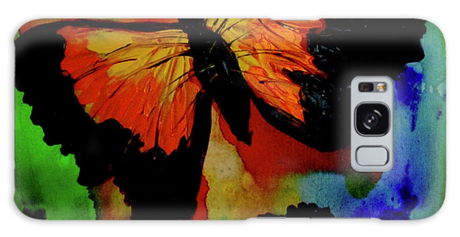 Butterfly Galaxy Case featuring the painting Butterfly by Patricia Piotrak