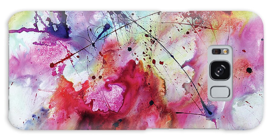 Abstract Galaxy Case featuring the painting By Design by JoAnn DePolo