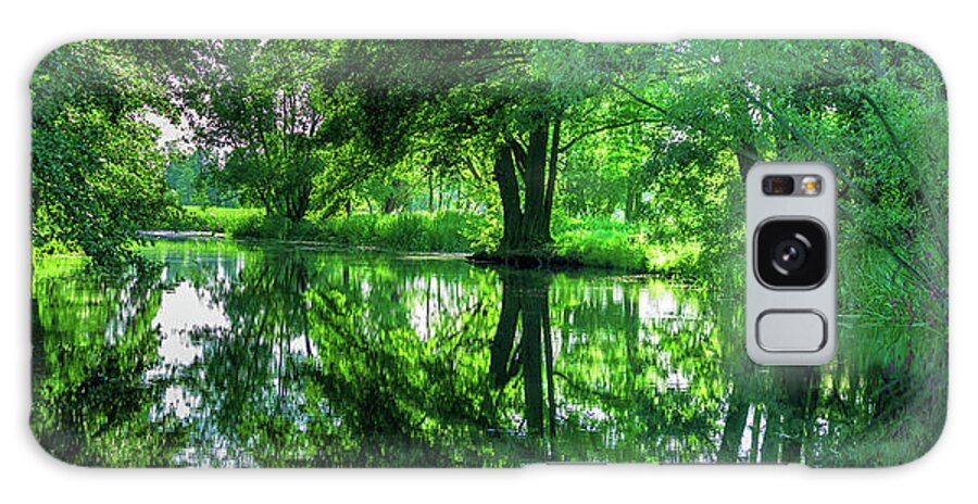 Spreewald Galaxy Case featuring the photograph Calm in the evening by Sun Travels