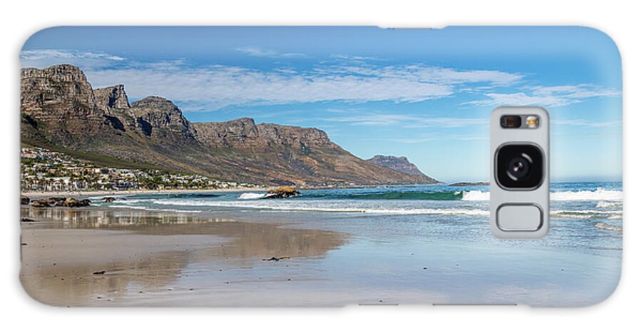 Camps Bay Galaxy Case featuring the photograph Camps Bay on a Quiet Morning by Marcy Wielfaert