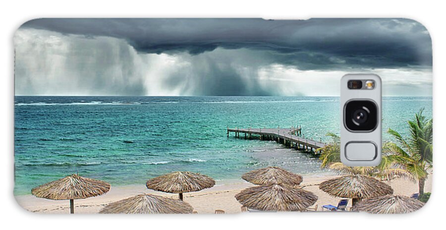 Grand Cayman Galaxy Case featuring the photograph Caribbean Storm by Iryna Goodall