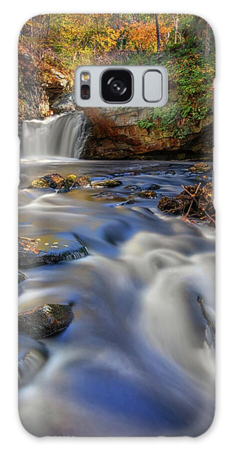 Doane's Falls Galaxy Case featuring the photograph Cascading Water at Doane's Falls by Kristen Wilkinson