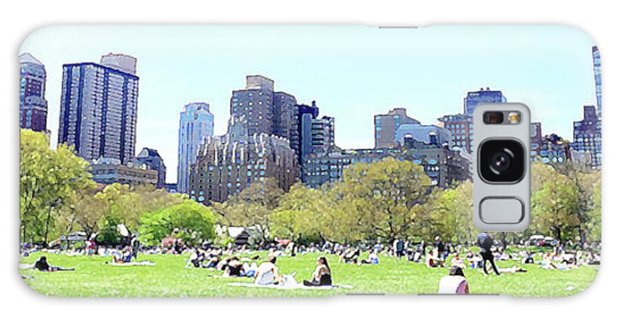 Central Galaxy Case featuring the photograph Central Park Picnic by Acosta