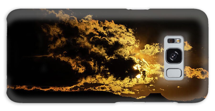 Sunset Galaxy Case featuring the photograph Cerro Pedernal West by Britt Runyon