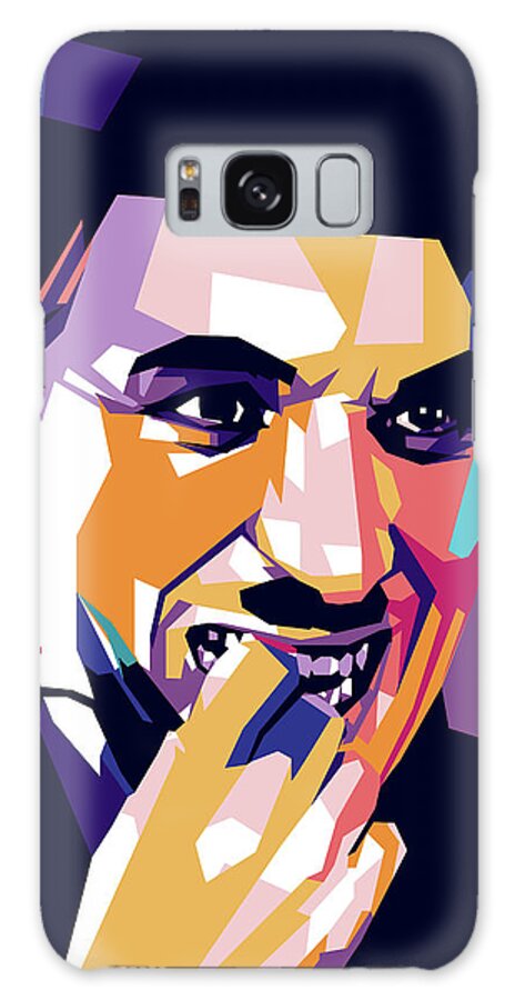 Charlie Chaplin Galaxy Case featuring the digital art Charlie Chaplin - City Lights by Movie World Posters