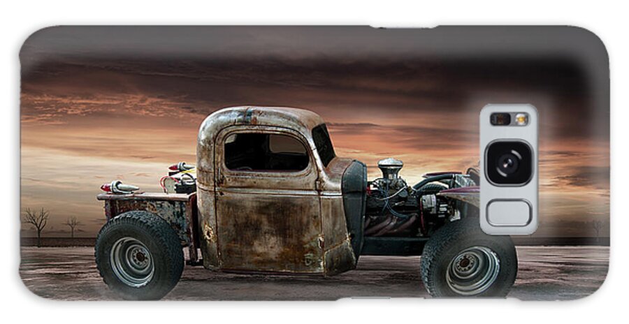 Chevrolet Copy Galaxy Case featuring the mixed media Chevrolet Copy by Lori Hutchison