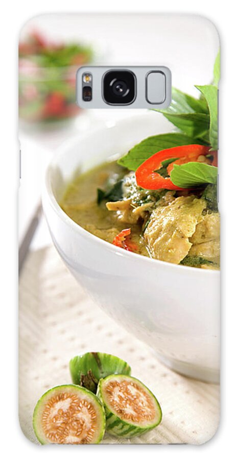 Chicken Meat Galaxy Case featuring the photograph Chicken Green Curry by Shutterworx