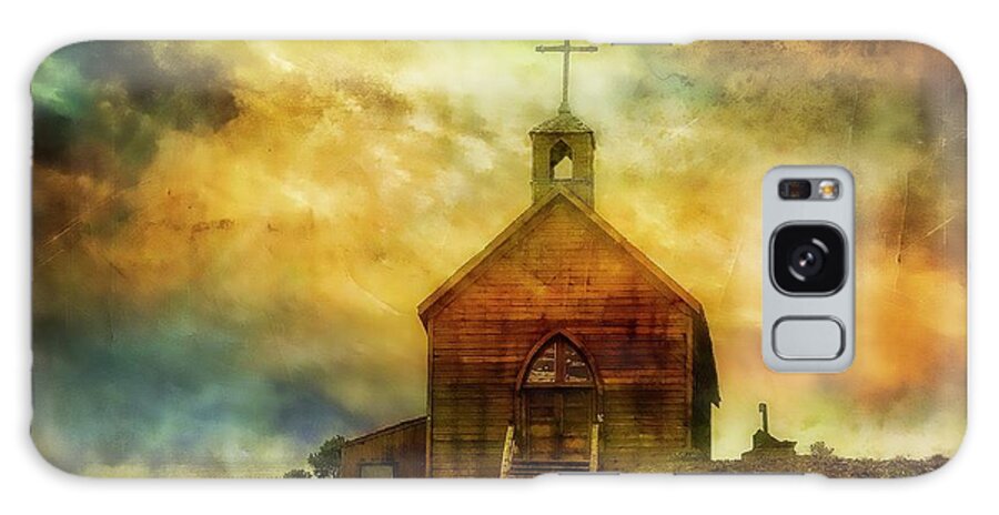Church Galaxy Case featuring the photograph Church on the hill by Steve Benefiel