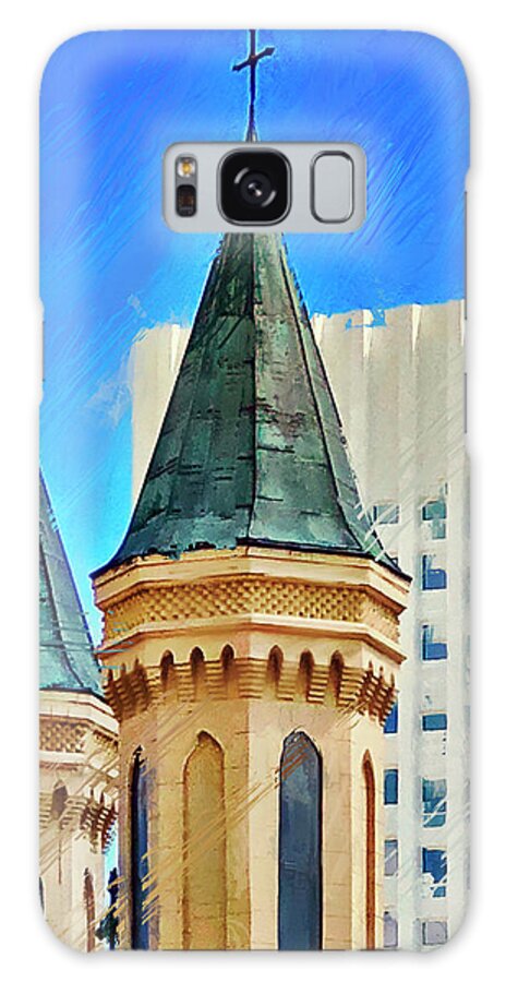 Church Galaxy Case featuring the photograph Church Spires by GW Mireles