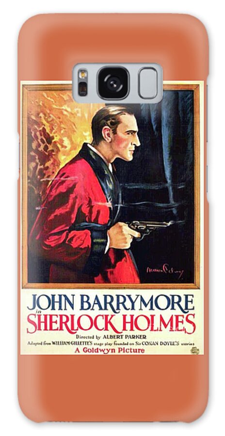 John Galaxy Case featuring the painting Classic Movie Poster - Sherlock Holmes by Esoterica Art Agency