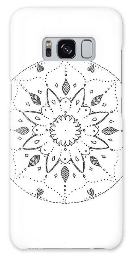 Clean And Light Mandala Galaxy Case featuring the digital art Clean And Light Mandala by Nicky Kumar
